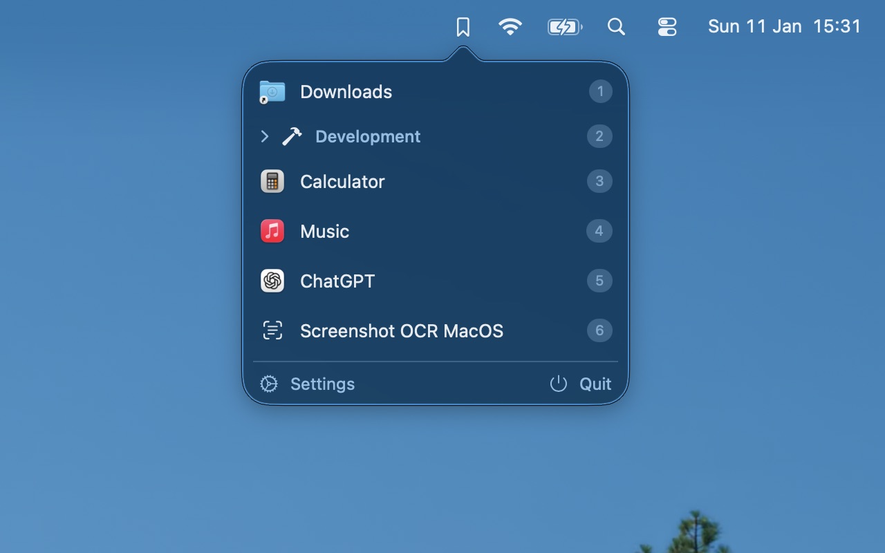 SpeedyLauncher screenshot 1